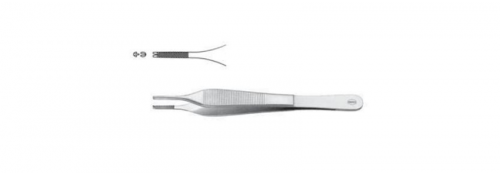 Chirurgische Pinzetten Adson 1X2 Zähne - 12 cm