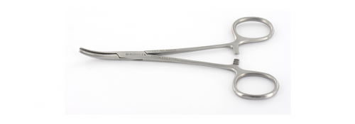 Curved mosquito forceps - 14 cm