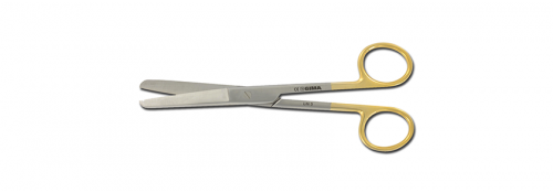 Ciseaux droits à pointes biseautées CT - 14,5 cm