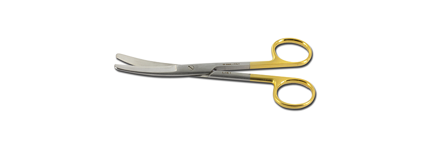 Ciseaux courbes à pointes émoussées CT - 14,5 cm