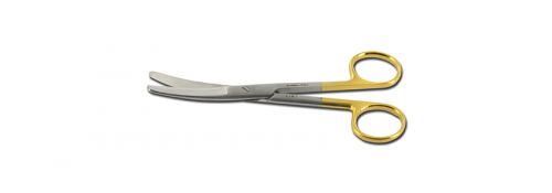 Ciseaux courbes à pointes émoussées CT - 14,5 cm