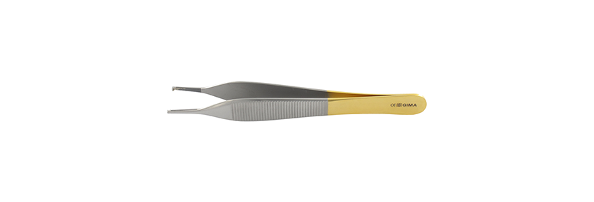 Adson-Pinzette CT 1X2 Zähne - 12 cm