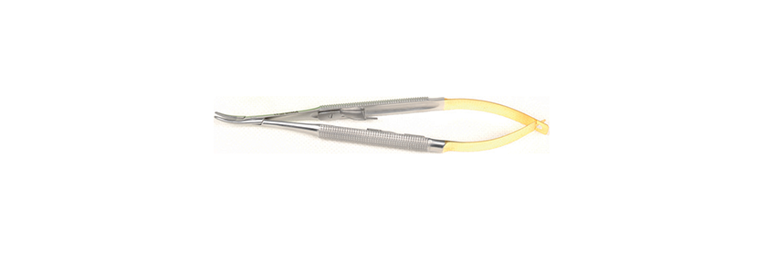 Barraquer Micro CT Needle Holder - 13 cm
