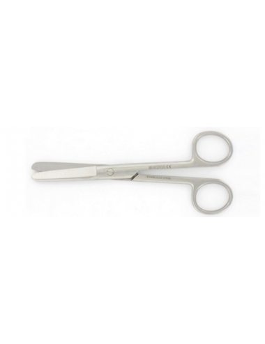 Straight stainless steel bevel scissors - 11.5 cm