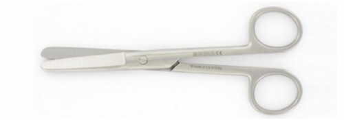 Straight stainless steel bevel scissors - 11.5 cm