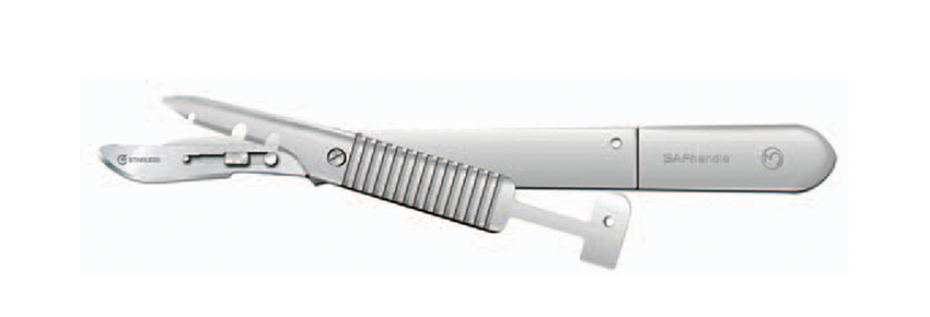 Safety holder N. 3 for blades N. 10 - 15