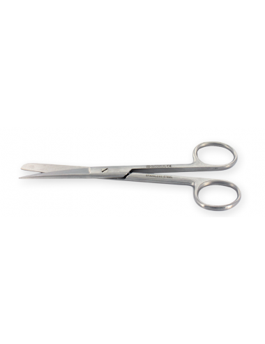 Straight alternate tips scissors - 11.5 cm