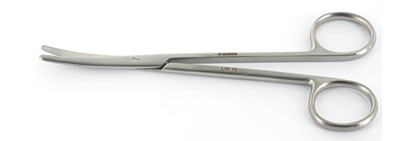 Tijeras Metzebaum curvas - 18 cm